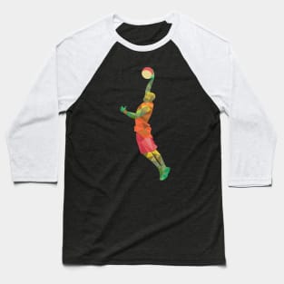 Basketball Player Baseball T-Shirt